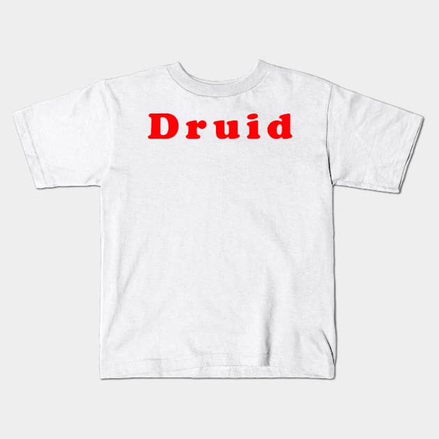 Druid Kids T-Shirt by NovaOven